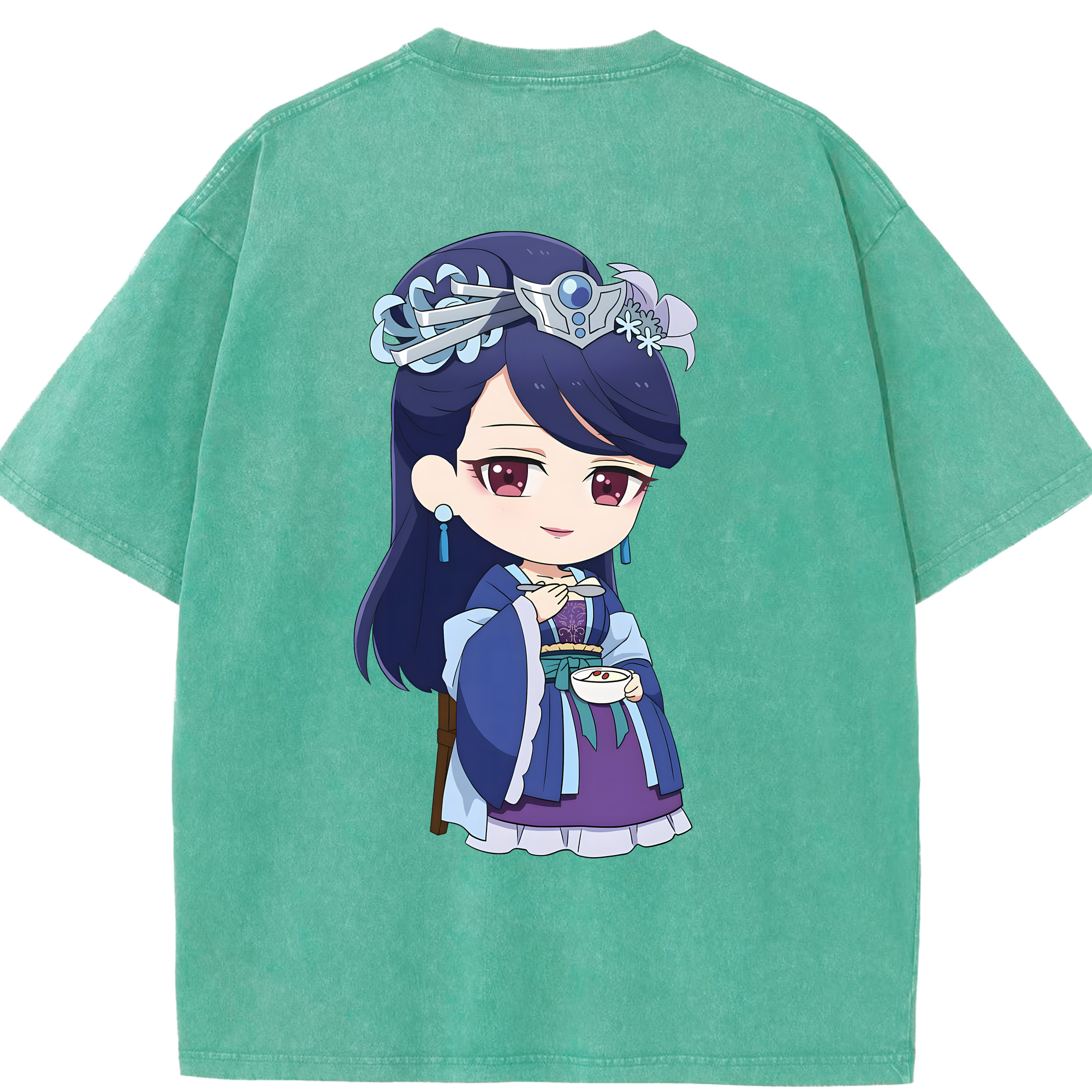 （画像用） 薬屋のひとりごと The Apothecary Diaries 綿100% ヴィンテージ風 半袖Tシャツ（背面プリント）